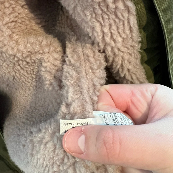 Madewell women’s Sherpa trimmed surplus jacket size small - Picture 6 of 11
